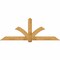 Ekena Millwork Redmond Rough Sawn Timber Gable Bracket, Western Red Cedar, 96"W x 36"H x 6"D x 6"F, 9/12 Pitch GBW096X36X0606RED00RWR - alternate 1